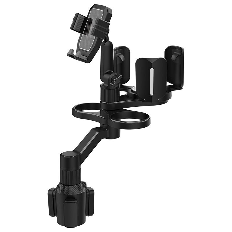 Plateau Porte-gobelet de Voiture,Porte-gobelet Extensible 4 en 1 pour Table de Voiture - 360 Gadgets d'accessoires de Voiture de Voyage sur Route