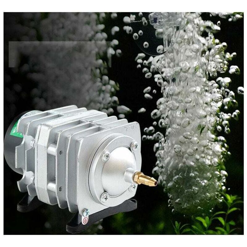 Ahlsen - Pompe à air pour aquarium Pompe à air électromagnétique compresseur d'air aquarium pompe à air aquarium 25W