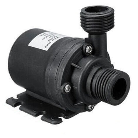 AHLSEN Pompe a Eau 12v 800l/h 5m, Pompe à Eau Submersible sans Balai, pour la Circulation de l'eau de la Piscine de Fontaine Solaire d'aquarium d'étang de Bassin