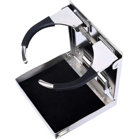 AHLSEN Porte-gobelet universel réglable en acier inoxydable pliable pour voiture, bateau, camion, caravane, van