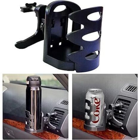 Ahlsen Porte-gobelets pour Auto Bouteille Amovible et Universel avec Support Réglable pour Grille D'aération de Voiture, Tasse de Café de Thermos de Boisson pour la Taille Différente de Bouteille d'ea