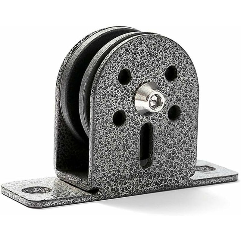 Poulie Roulement Fitness avec Roue Rainurée u Silencieuse, Poulie Corde Levage Pivotante Acier Inoxydable Poulie Silencieuse Poulie Corde Pivotante