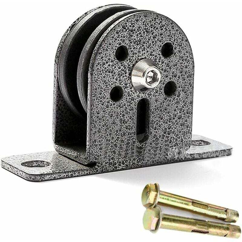 Poulie Simple, poulie silencieuse, poulie de Corde de Levage pivotante en Acier Inoxydable Poulie silencieuse Poulie de Corde pivotante Robuste pour