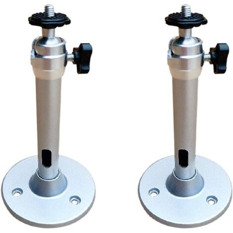 Ahlsen Projektor-Deckenhalterung, 2-teiliger Projektor-Deckenaufhänger, universelle Wandhalterung für Schule und Büro, Zubehör, Mini-Deckenwandhalterung für Projektoren (Silber)