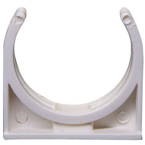 Ahlsen PVC Eau Tuyau 50mm Pinces Clips Apte pour 50mm/1,97" OD TV Plateaux Tubes Tuyau Cintre SuPPort Pex Tubes 100Pcs，blanc