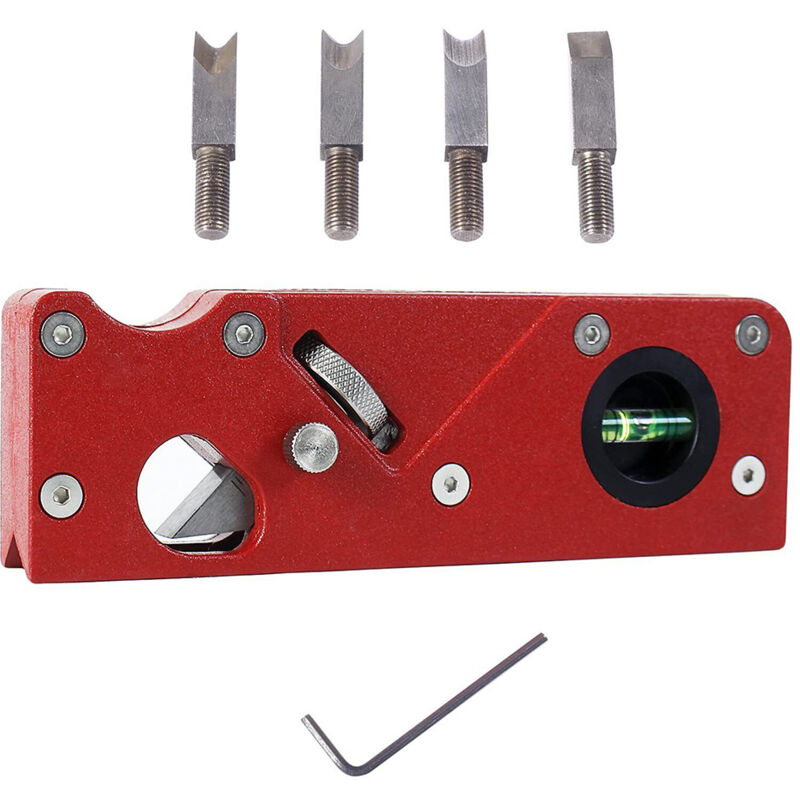 Ahlsen - Rabot d'angle pour le Travail du Bois, Rabot à Chanfreiner Biseau à 45 Degrés, Chanfreinage, Tondeuse, Rabot à Main en Bois pour le Travail