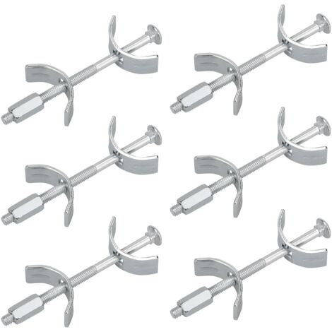 AHLSEN Raccord Plan de Travail, 100 mm 6 pcs connecteur de Meubles, raccordement de Meubles de Cuisine pour Assembler, Serrer et Fixer, ferrure d'Assemblage, Vis Assemblage Plan de Travail