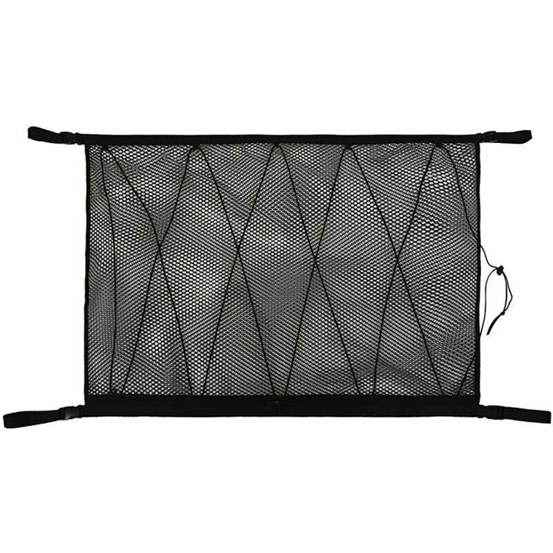 Ahlsen Rangement de Plafond de Voiture Poche Filet de Toit IntéRieur Sac de Filet de Cargaison Coffre de Voiture Pochette de Rangement Divers