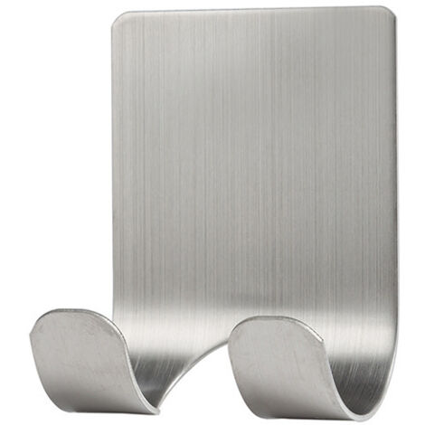 Ahlsen Rasiererhalter-Klebehaken, 4 Stück, vielseitig verwendbare, selbstklebende, wasserdichte Metallhaken ohne Bohren, Badezimmer-Wandhaken aus Edelstahl für Badezimmer, Schlafzimmer, Küche