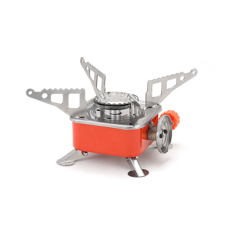 Ahlsen - Réchaud à gaz pliable,Poêles à allumage électronique d'extérieur Accessoire de cuisine portable touristique Poêle à gaz pliable Puissance de