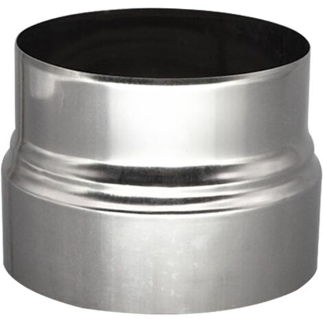 Ahlsen – Réducteur de tuyau de poêle 120 mm à 110 mm – Acier inoxydable résistant à la chaleur – Connexion sans soudure pour chauffage et ventilation