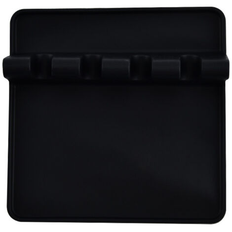Ahlsen Repose cuillère Kitchen Repos ustensile Pose ustensiles Cuisine louche spatule Couvert Couvercle Support en Silicone avec égouttoir Outil pour protéger Plan de Travail crédence et Plaque Cuisso