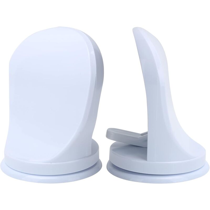 Ahlsen - Repose-Pied de Douche, Support de Pied de Douche Professionnel avec Ventouse pour Salle de Bain