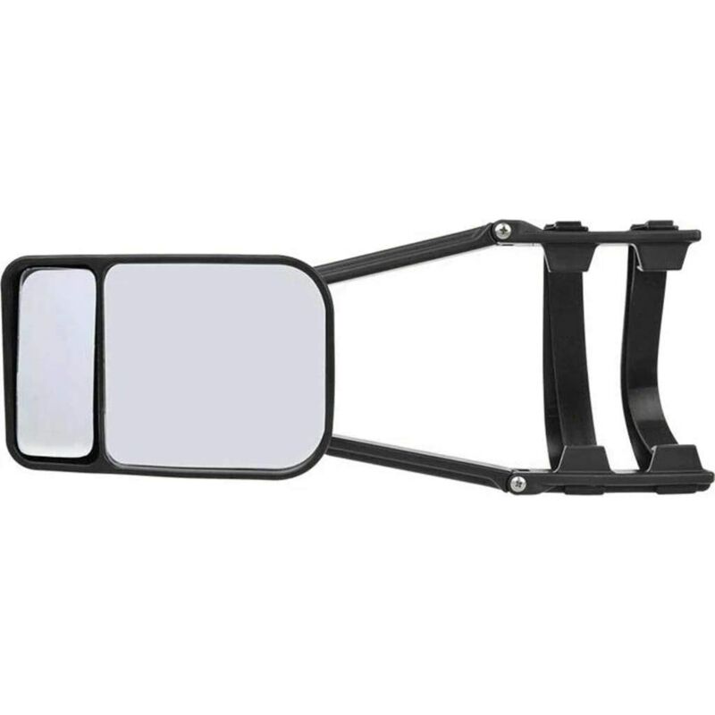 Rétroviseur à extension réglable pour voiture, camping-car, remorque, caravane, camping-car, double rétroviseur à clipser (2 pièce) - Ahlsen