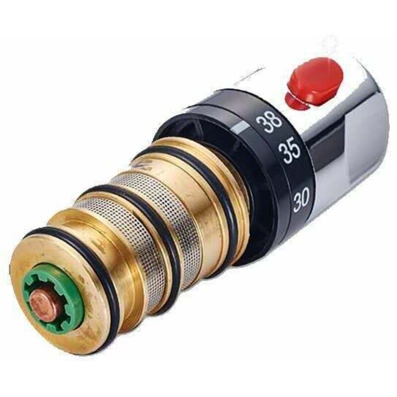 Ahlsen - Robinet de bain thermostatique Poignée de valve de douche Kit de réparation de rechange Cartouche Contrôle thermostatique Laiton