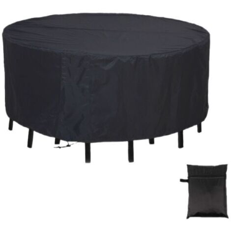 Ahlsen Runde Gartentischhusse aus hochwertigem Polyester, 230110 cm