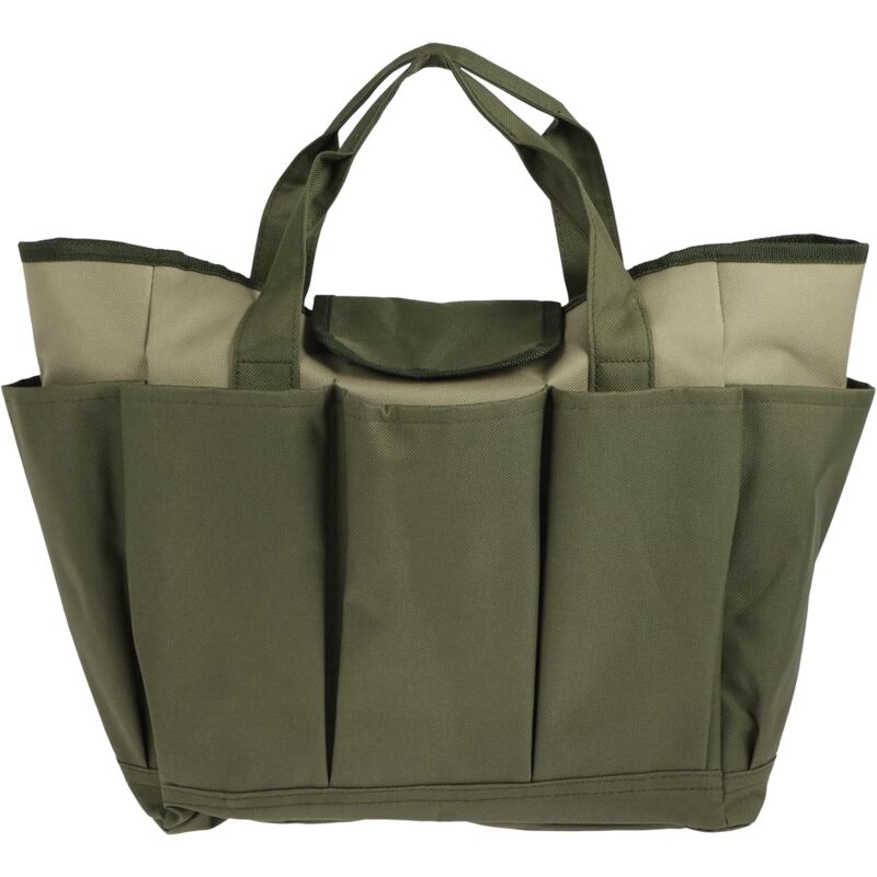 Ahlsen - Sac à outils de jardin avec 8 poches, tissu Oxford, sac de transport pour outils de jardin, sac de transport étanche, sac de rangement