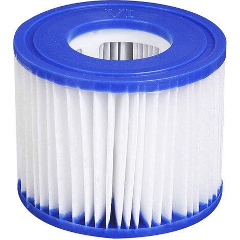 Ahlsen Schwimmbad-Filterkartuschen für Bestway VI für Lay-Z-Spa Miami, 4 Stück Filter, Filterkartusche, Pool-Reinigungsfilter