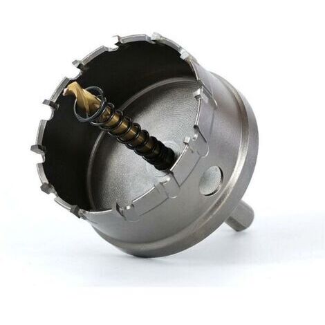 Ahlsen Scie cloche à métal, carbure d'acier inoxydable de qualité industrielle de 110 mm, scie cloche en alliage métallique en acier rapide, adaptée au métal, à l'alliage d'aluminium, au plastique, au