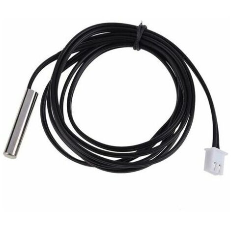 Ahlsen Sensor de temperatura de 1M Sensor de temperatura de Cable termistor resistente al agua NTC 10K/B3435 de alta precisión