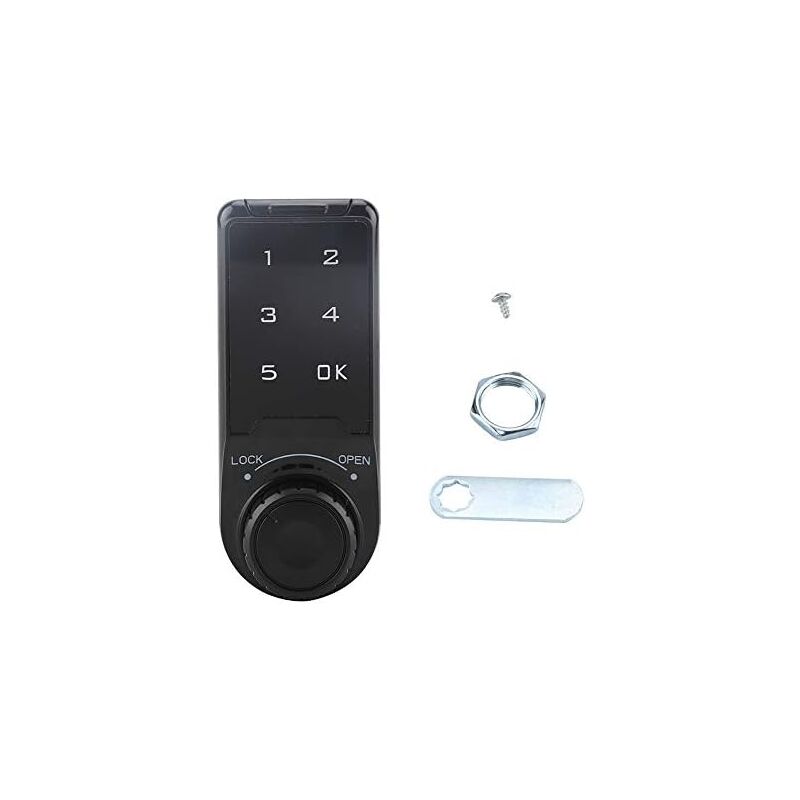 Ahlsen - Serrure à Code Verrou Armoire Serrure Électronique Coffre-fort (Size 30mm)