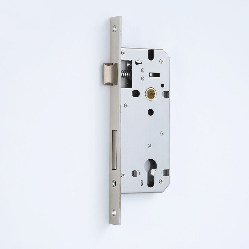 Ahlsen Serrure à mortaise à cadre tubulaire étroit Cubst de 85 mm, serrure à mortaise de 23 mm, serrure de porte en acier pour portail de jardin