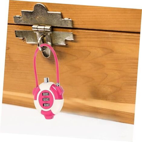Ahlsen Serrures De Tiroir D'Armoire Cadenas À Combinaison Pour Bagages Câble De Verrouillage De Sécurité Serrure De Tiroir Serrures De Bureau Pour Tiroirs Serrure D'Armoire Robuste