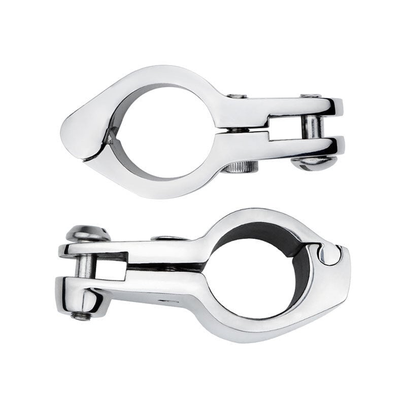 Ahlsen - Set de 2 bateaux top articulé mâchoire slide Mount, bateau top menton slide / top cap Yacht accessoires extérieurs Eye end Heavy Duty Ship