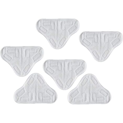 Ahlsen Set de 6 paños de microfibra lavables para la mopa a vapor H2O H20 X5