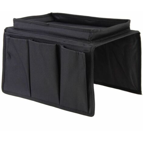 Ahlsen Sofa-Organizer, Sofa-Telefon-Aufbewahrungstasche, Sofa-Filz-Aufbewahrungstasche, Armlehnen-Organizer-Tasche, für Wohnzimmer, Telefon, Bücher, Zeitschriften, Snacks, Gläser, Fernbedienung, Schwa
