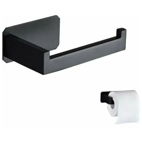 Juego de accesorios de baño negro mate, moderno juego de barra de
