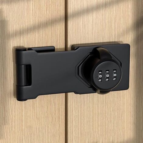 Ahlsen Stainless steel coded door lock with screws for school or home lockers, sheds, cabinets, window rails