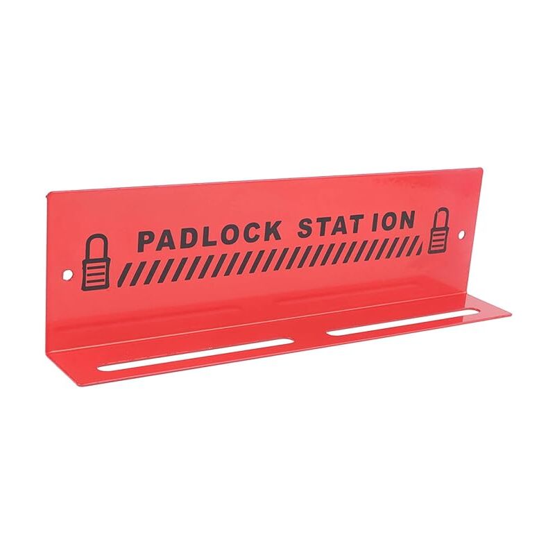 Ahlsen Station de Cadenas de Verrouillage, Station de Verrouillage de Rappel d'alarme de Haute sécurité Fixée au Mur, Gestion Facile pour l'industrie