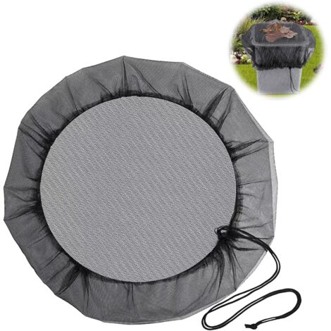 Ahlsen Stück Regentonnennetz, Regentonnen-Schutznetz, Anti-Mücken-Schutznetz, schützt Ihr Wasser vor Blättern, Mücken und Insekten, Durchmesser 80 cm