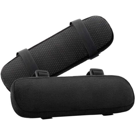 Ahlsen Stuhl-Armlehnenpolster (2er-Pack), Memory-Schaum für Zuhause/Büro, bequeme Armlehnenbezüge für Computerspiele, abnehmbares Kissen, waschbar, Ellenbogenstütze, Druckentlastung des Unterarms, sch