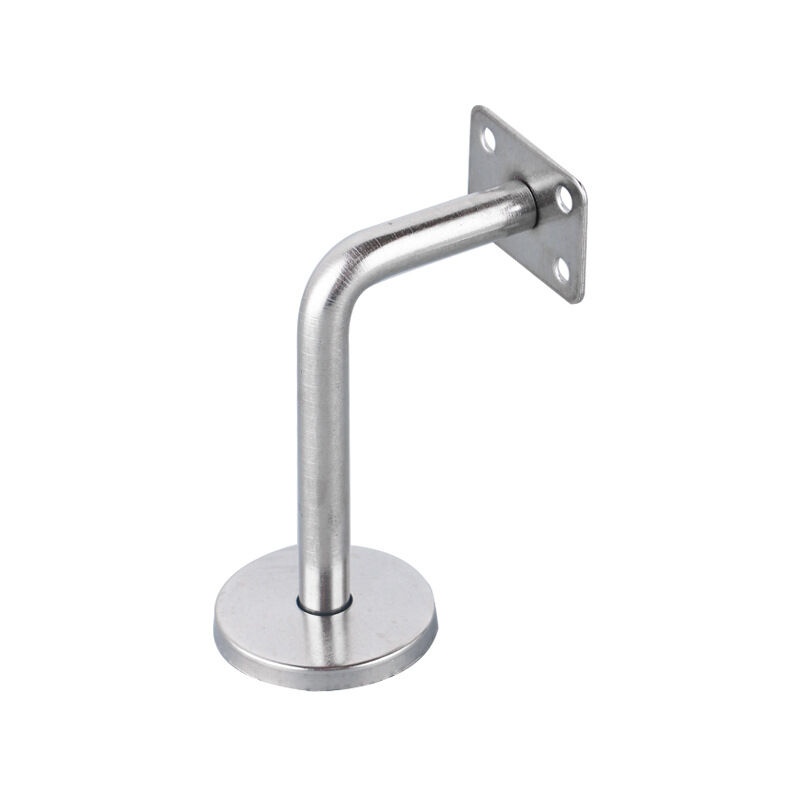 Ahlsen - Supports De Main Courante Pour Fixation Murale Acier Inoxydable Poli Support Escalier Avec Couvercle Base Supports Muraux Garde-Corps Pour