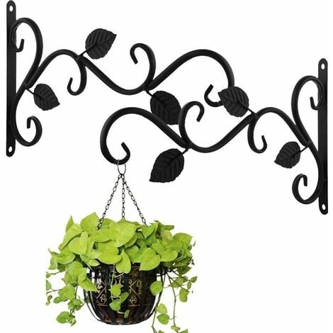 Acheter Lumières cintres muraux support de plante en métal crochets de  panier suspendus crochets de plafond pour suspendre des plantes