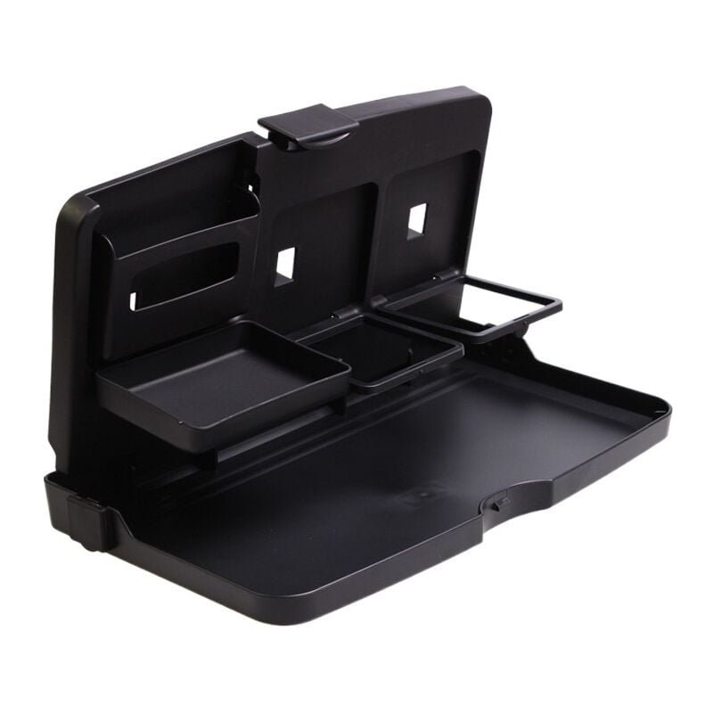 Ahlsen - Table de Voiture avec Porte-gobelet pour Siège Arrière de Voiture Organisateur de Voiture pour Téléphone Boissons Repas Voiture Table de