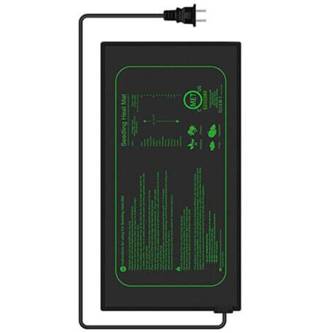 Ahlsen Tapis Chauffant pour Plantes Imperméable Serre de Germination Accélère la Germination des Graines, Coussin de Chauffrage pour Reptile et Amphibien, 21 Watts, 52.5 × 25 cm (1 Pièce - 21W)