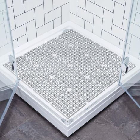 Tapis De Bain Antidérapant, Carré, En PVC Anti-moisissure
