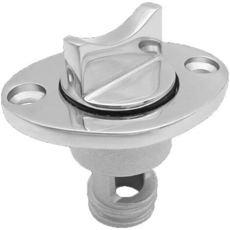 Ahlsen Tapón de drenaje para barco de acero inoxidable, tapón de parada para yate marino