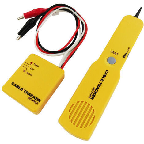 Ahlsen Tragbarer Netzwerk-Telefon-Tracker mit Toner-Tracker und RJ11-Anschluss