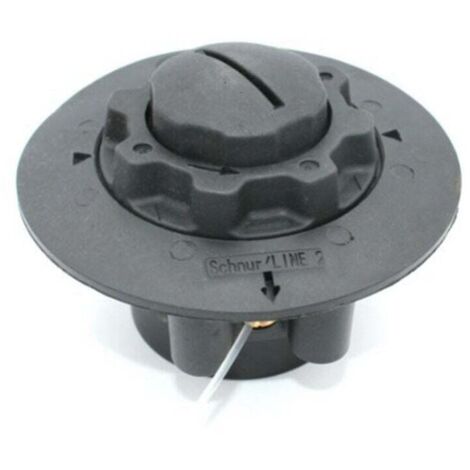 Ahlsen Trimmerkopf für Stihl FS38 FS40 FS45 FS50 FSE60 FSE71 FSE81 TE600 TE700 TE1000 Auto Cut C5-2 4006 710 2105, einteilig, schwarz,