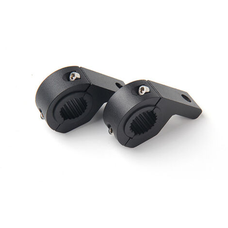 Ahlsen Uds soporte de montaje 22MM-32MM tubo de luz de trabajo Universal soporte de abrazadera de montaje foco Scooter soporte lámpara de barra LED de coche