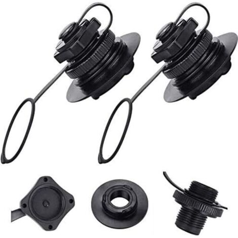 Ahlsen – Valve spirale de gonflage 20mm – Bouchon universel à sens unique – Accessoire pour réparation bateau pneumatique – Installation facile