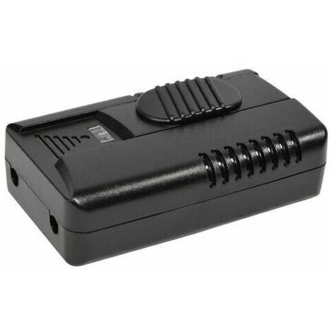 Ahlsen Variateur à pied a curseur 150W 230V Noir Compatible LED [Classe énergétique A]