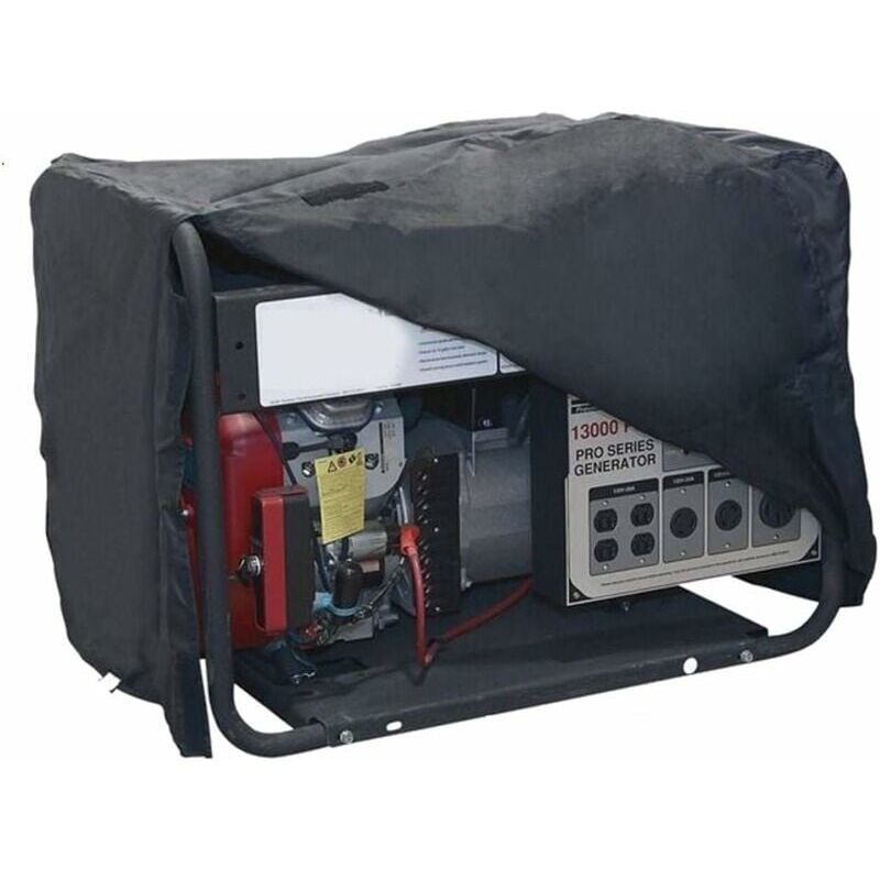 Image of Wasserdichte Schutzhülle für Möbel und Generator, Schutzplane aus 210D Polyester Oxford für Generatoren und Energie (78 x 60 x 53 cm) - Ahlsen