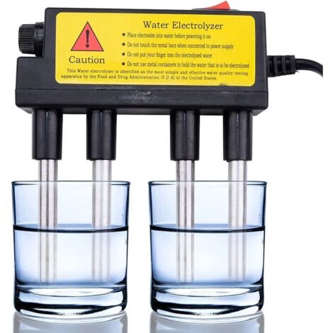 Ahlsen Water Quality Tester, Electrolyzer, Water Quality Tester, Electrolysis, Iron Rods, TDS Tester, Electrolyzer, Quick Water Quality Check for All Water Types (Yellow)