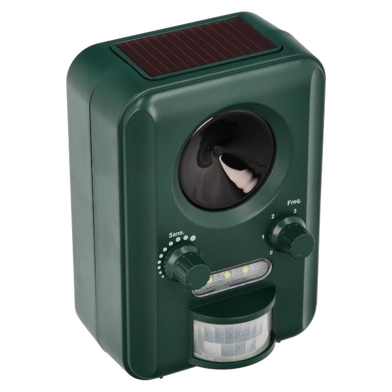 

Ahuyentador ultrasonidos animales funcionamiento solar usb ahuyenta roedores ratones gatos perros aves pajaros etc