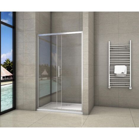Porta Doccia Per Nicchia Anta Scorrevole Ingresso Laterale Aica 185cm Box Doccia Per Nicchia Doppia Porta Battente